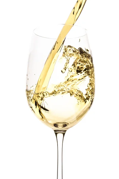 White wine splash — Stock Photo, Image