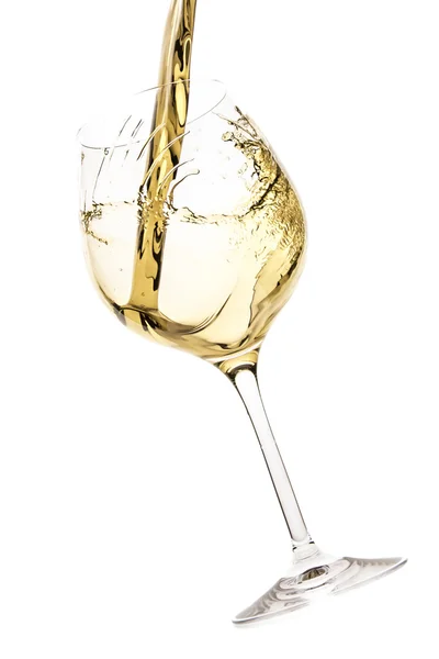 White wine splash — Stock Photo, Image