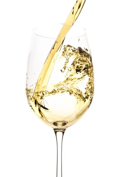 White wine splash Royalty Free Stock Images