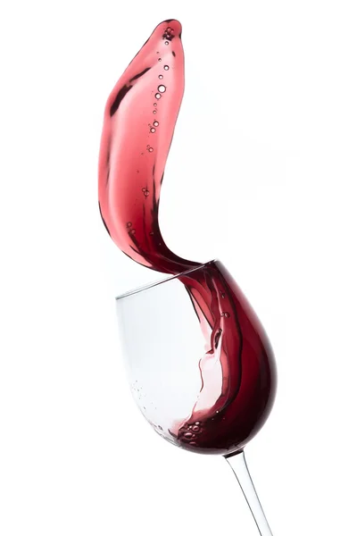 Red wine splash — Stock Photo, Image