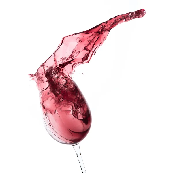 Red wine splash — Stock Photo, Image