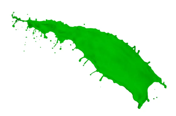 Green paint splash — Stock Photo, Image