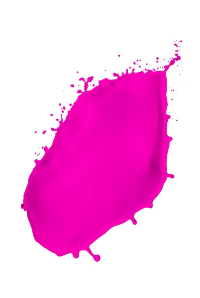 Salpicadura de pintura magenta — Foto de Stock