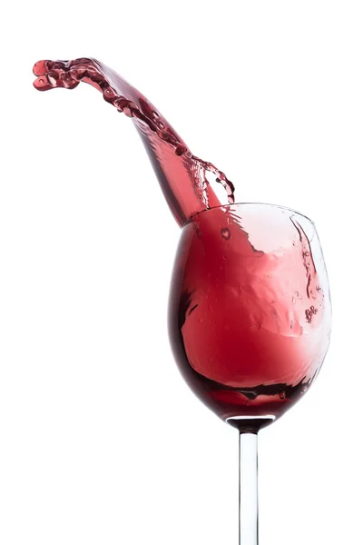 Red wine splash — Stock Photo, Image