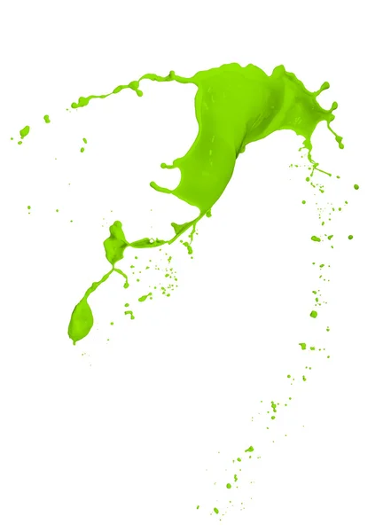 Green paint splash — Stock Photo, Image