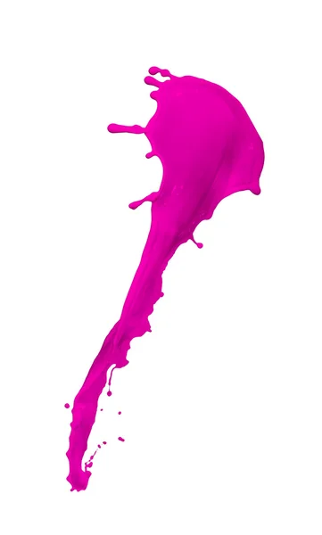 Salpicadura de pintura magenta — Foto de Stock