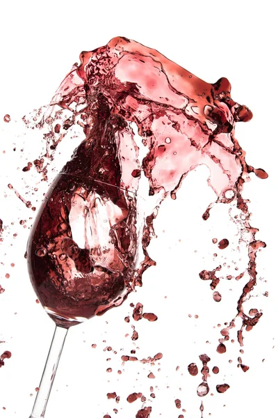Rode wijn inschenken — Stockfoto