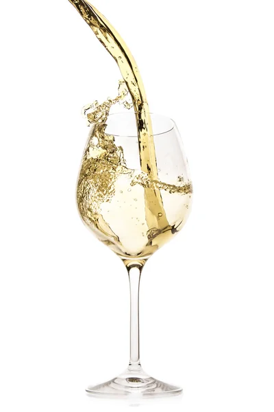 White wine splash — Stock Photo, Image