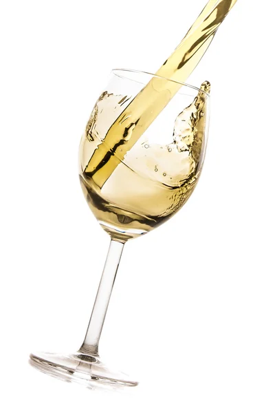 Weißweinspritzer — Stockfoto