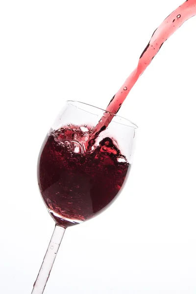 Versare il vino rosso — Foto Stock