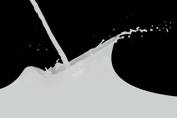 Percikan Susu — Stok Foto