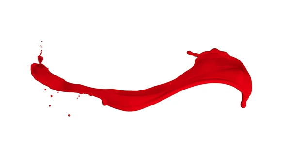 Red paint splash — Stock Photo, Image