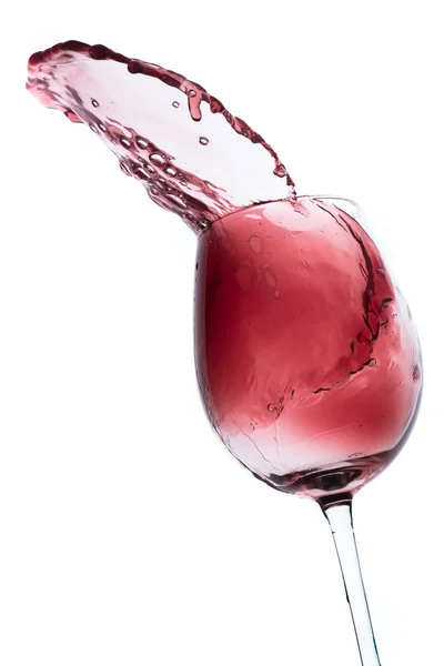 Red wine splash — Stock Photo, Image