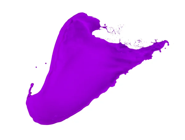 Fialová barva stříkající — Stock fotografie