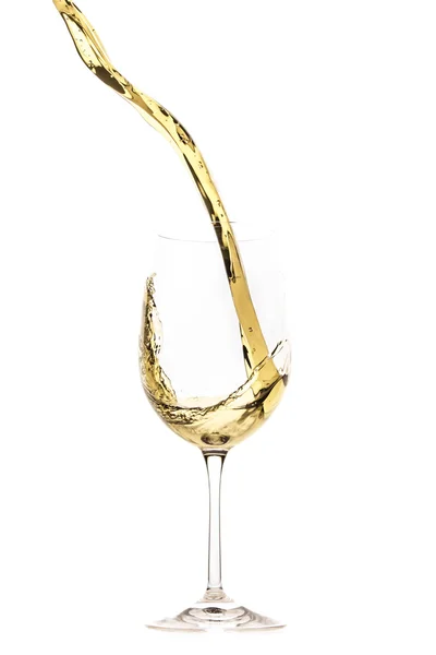 White wine splash — Stock Photo, Image