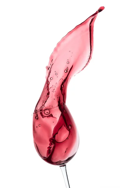 Red wine splash — Stock Photo, Image