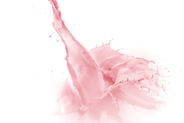 Strawberry milk splash — Stock Photo, Image