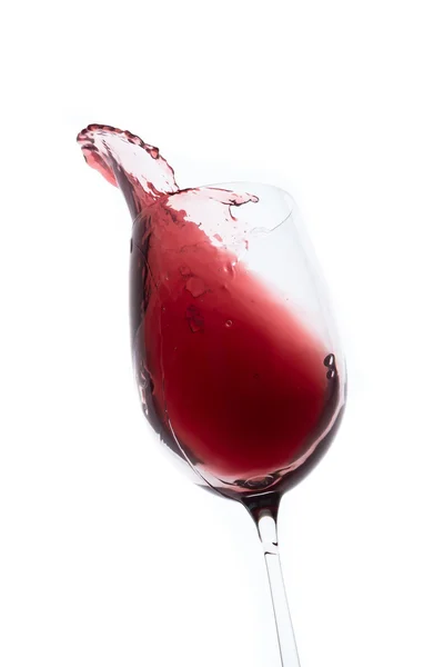 Red wine splash — Stock Photo, Image