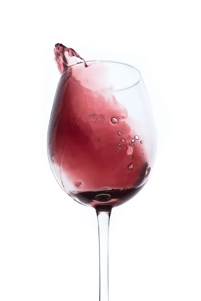 Czerwone wino splash — Zdjęcie stockowe