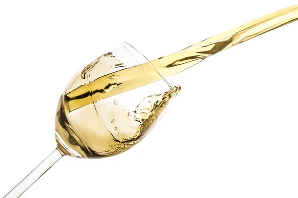 White wine splash — Stock Photo, Image