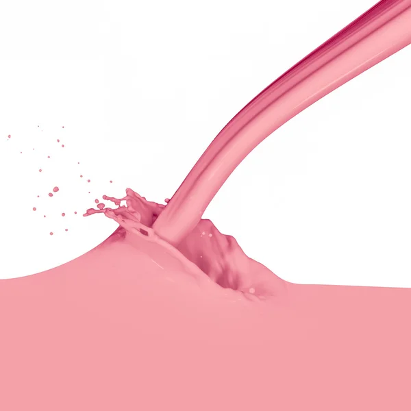 Splashing milk — Stock Photo, Image