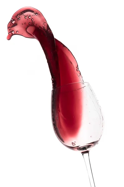 Red wine splash — Stock Photo, Image