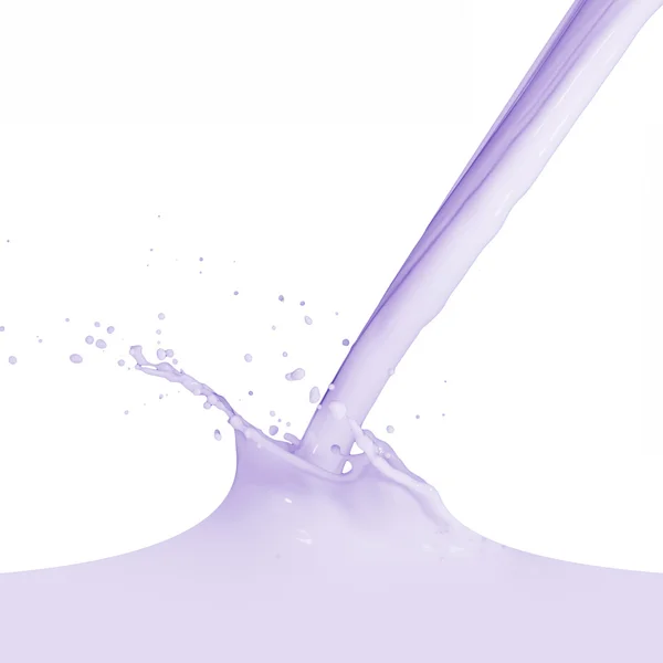 Splashing milk — Stock Photo, Image