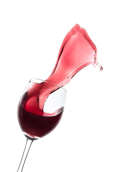 Red wine splash — Stock Photo, Image