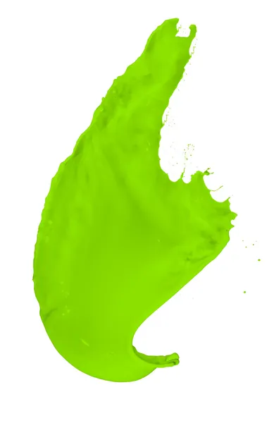 Green paint splash — Stock Photo, Image