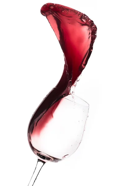 Red wine splash — Stock Photo, Image