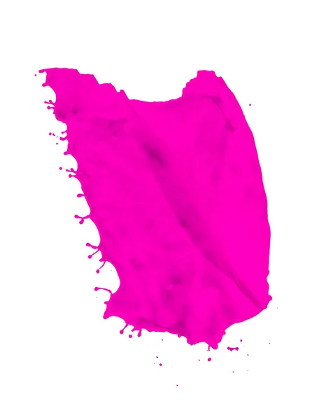 Magenta paint splash — Stock Photo, Image