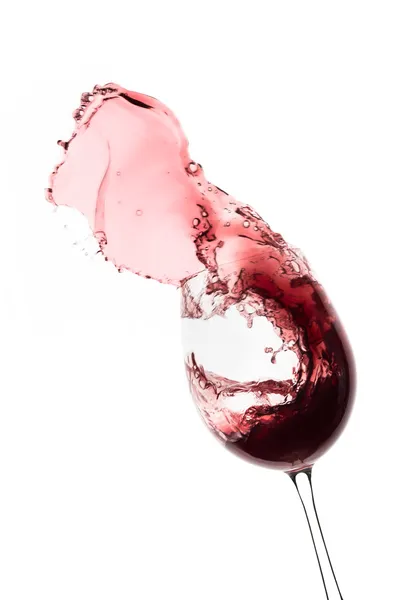 Red wine splash — Stock Photo, Image