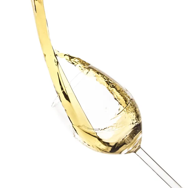 White wine splash — Stock Photo, Image