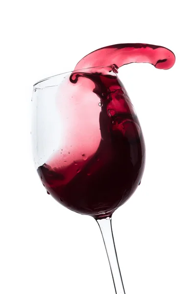 Red wine splash — Stock Photo, Image