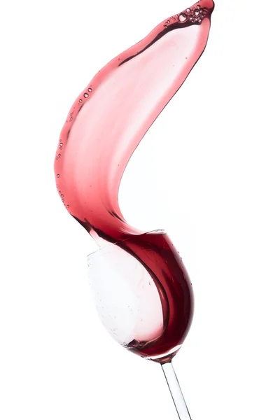 Spruzzi di vino rosso — Foto Stock