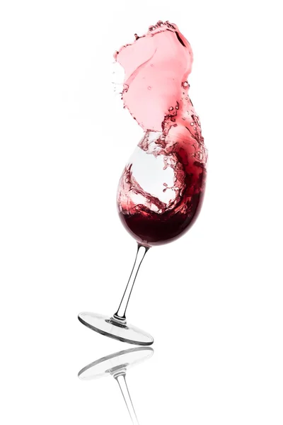 Red wine splash — Stock Photo, Image