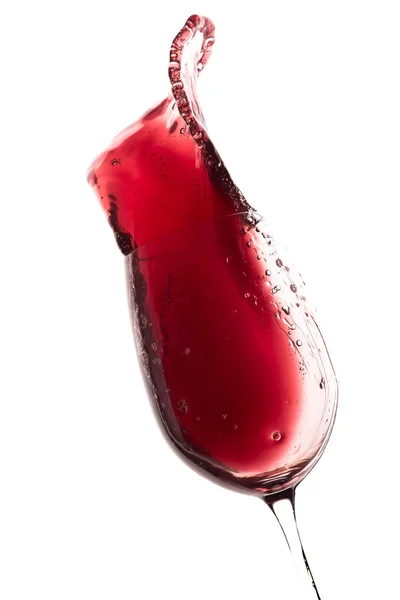 Vin rouge éclaboussure — Photo