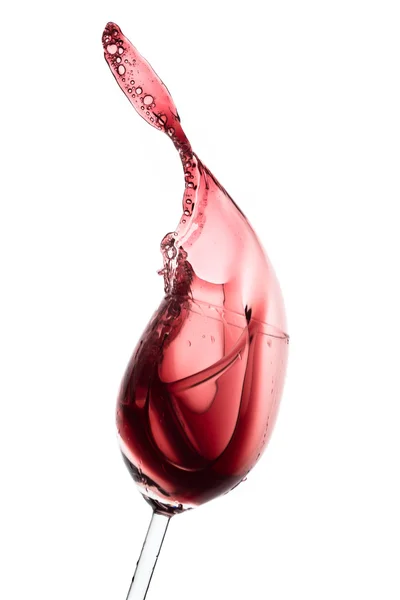 Czerwone wino splash — Zdjęcie stockowe