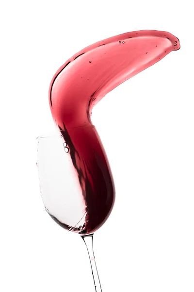 Red wine splash — Stock Photo, Image