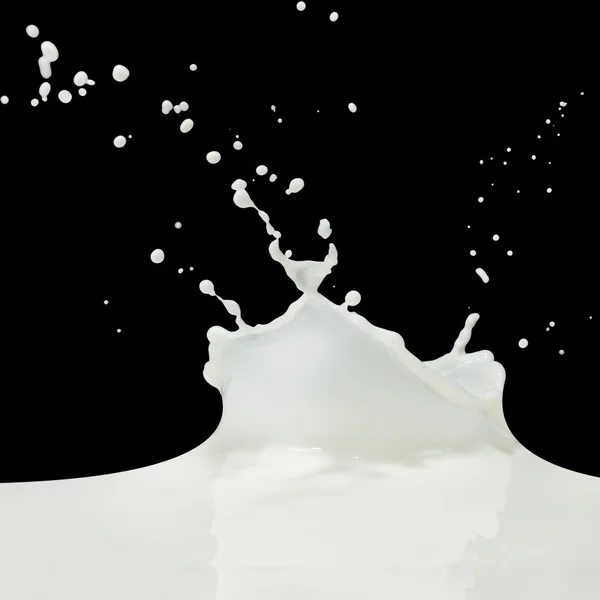 Milk splash — Stock Photo, Image