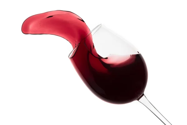 Red wine splash — Stock Photo, Image