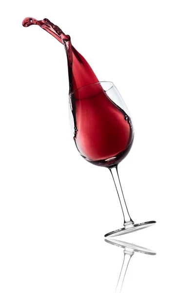 Red wine splash — Stock Photo, Image