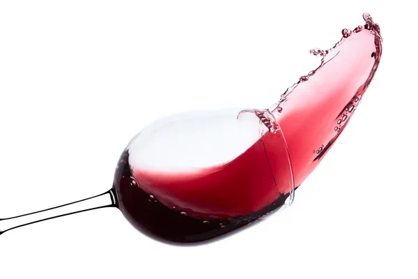 Red wine splash — Stock Photo, Image