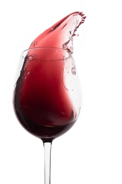 Red wine splash — Stock Photo, Image