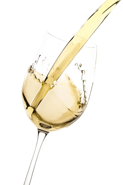 White wine splash — Stock Photo, Image