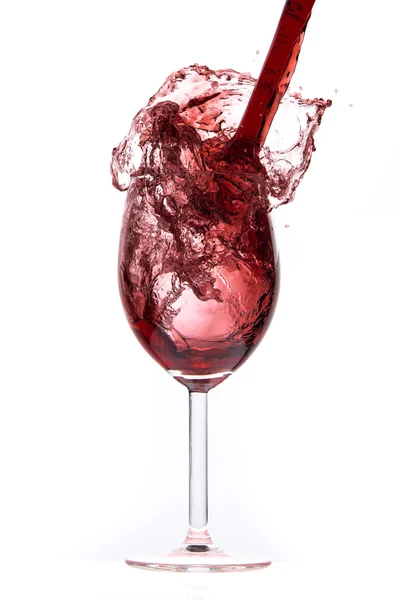 Rotwein einschenken — Stockfoto