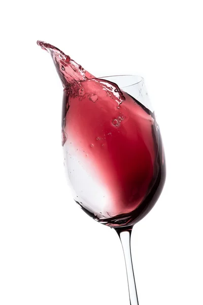 Red wine splash — Stock Photo, Image