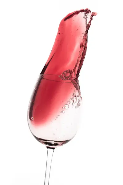 Red wine splash — Stock Photo, Image