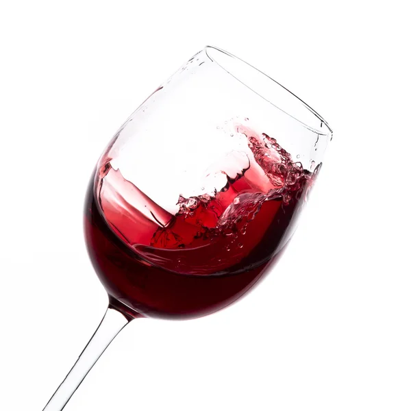 Spruzzi di vino rosso — Foto Stock