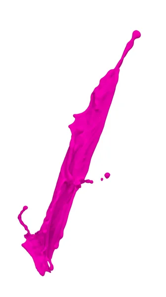 Magenta malowania splash — Zdjęcie stockowe